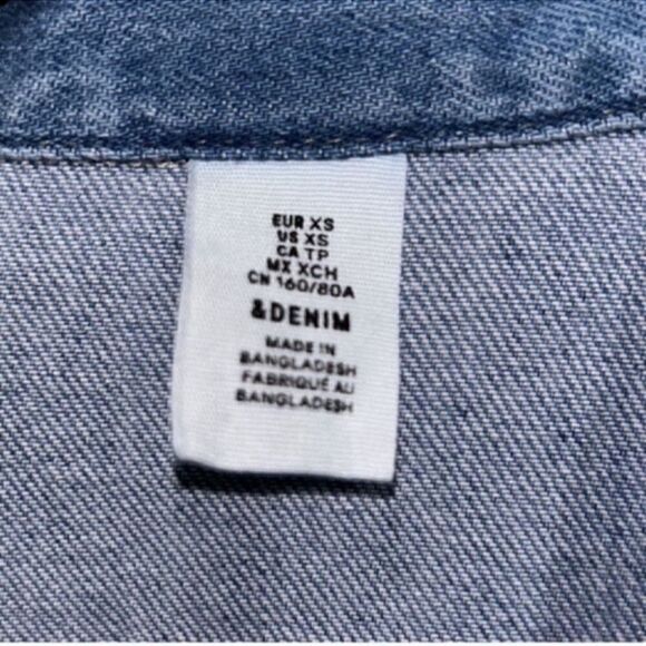 H&M Denim Blue Oversized Dress (Size XS) - Picture 5 of 8